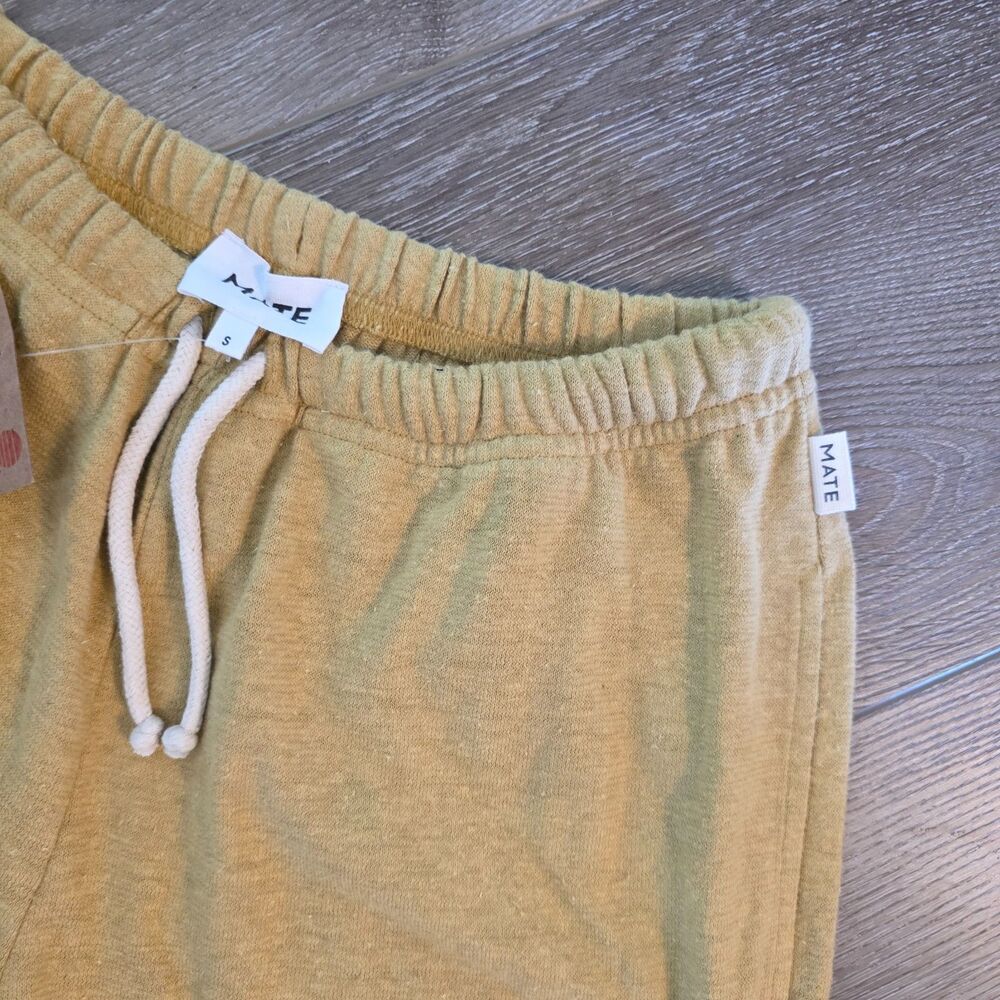 MATE THE LABEL WOMEN'S REGERNATIVE COTTON HEMP PANTS FLAX Size S NWT - Picture 3 of 5